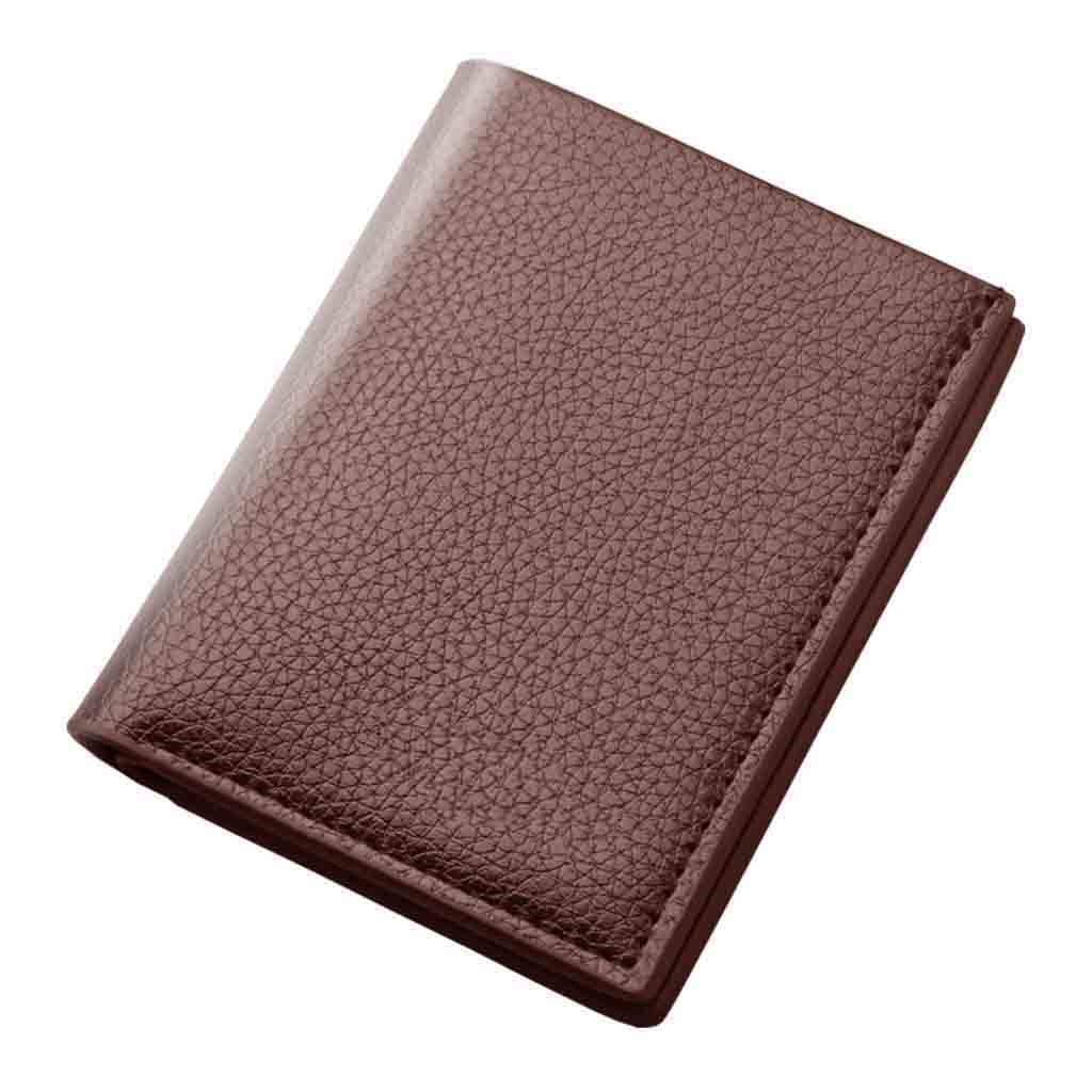 Vintage Men Wallet Leather Short Wallets Male Multifunctional Card Holder Solid Coin Purs Casual Leather Money Clip Dropshipping