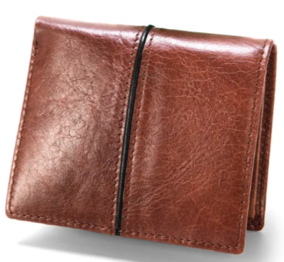 Custom Hot Sale Leather Men Money Clip Credit Card HolderPurse