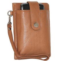 GF-X019 Leather Cell Phone Holder with Wallet