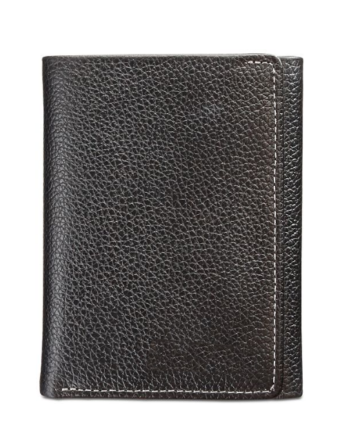 Newest men's RFID blocking wallet young men wallet custom genuine leather wallets for men