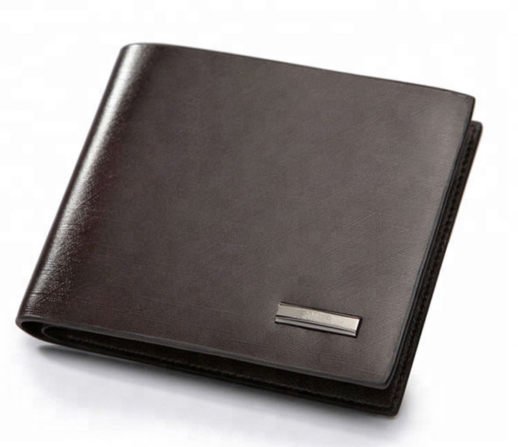 2019 China manufacture Billfold Pure Leather Men's Business Wallet