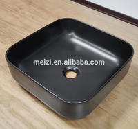 European black color outdoor wash basin sinks