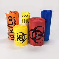 Pollution prevention LDPE material packaging medical waste biochemical garbage Bio-hazardbag LOGO can be customized