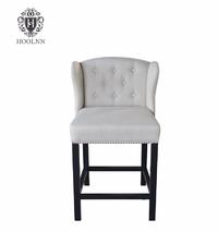 Italian Style Antique Provincial Vintage High Back White Brown Black PU Leather Dining Room Chair