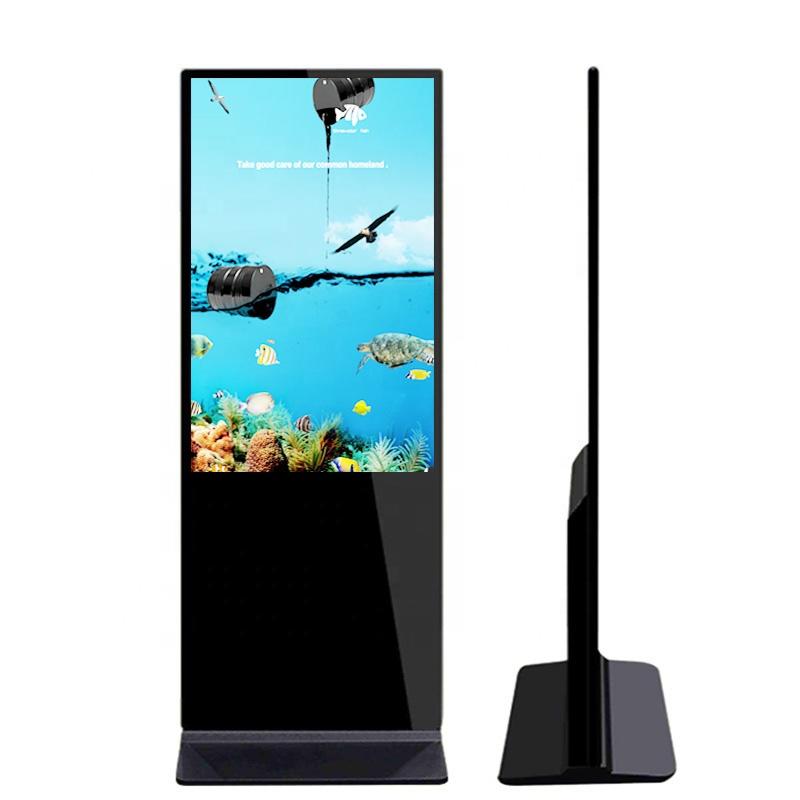 Reliable Factory 55 inch LED Multi Touch Screen Totem SUPERMARKET DISPLAY LCD Advertising Screens