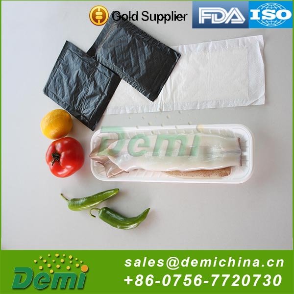 High Performance Meat Fruit Absorbent Pad Meat Tray Pad For Food Packaging