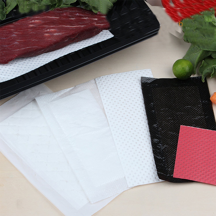 High Performance Meat Fruit Absorbent Pad Meat Tray Pad For Food Packaging