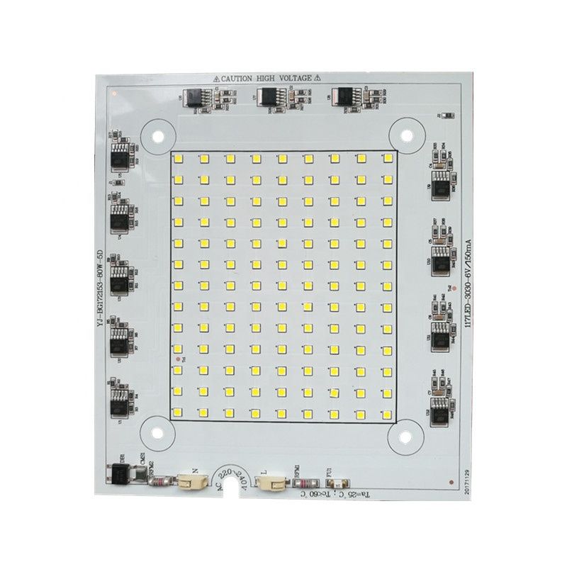 110lm/W High quality 80W Ra 80 CE RoHS certification 220V input AC pcb pcba DOB driverless led module for LED Floodlight