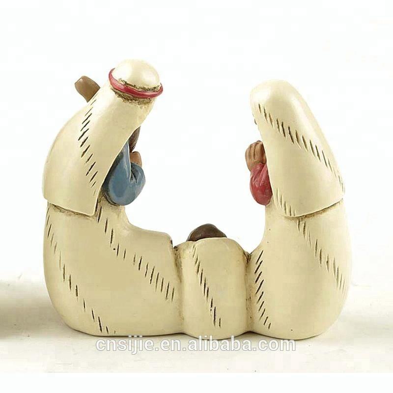Unique Christmas Crafts Resin Church Nativity Scenes Religious Figurines