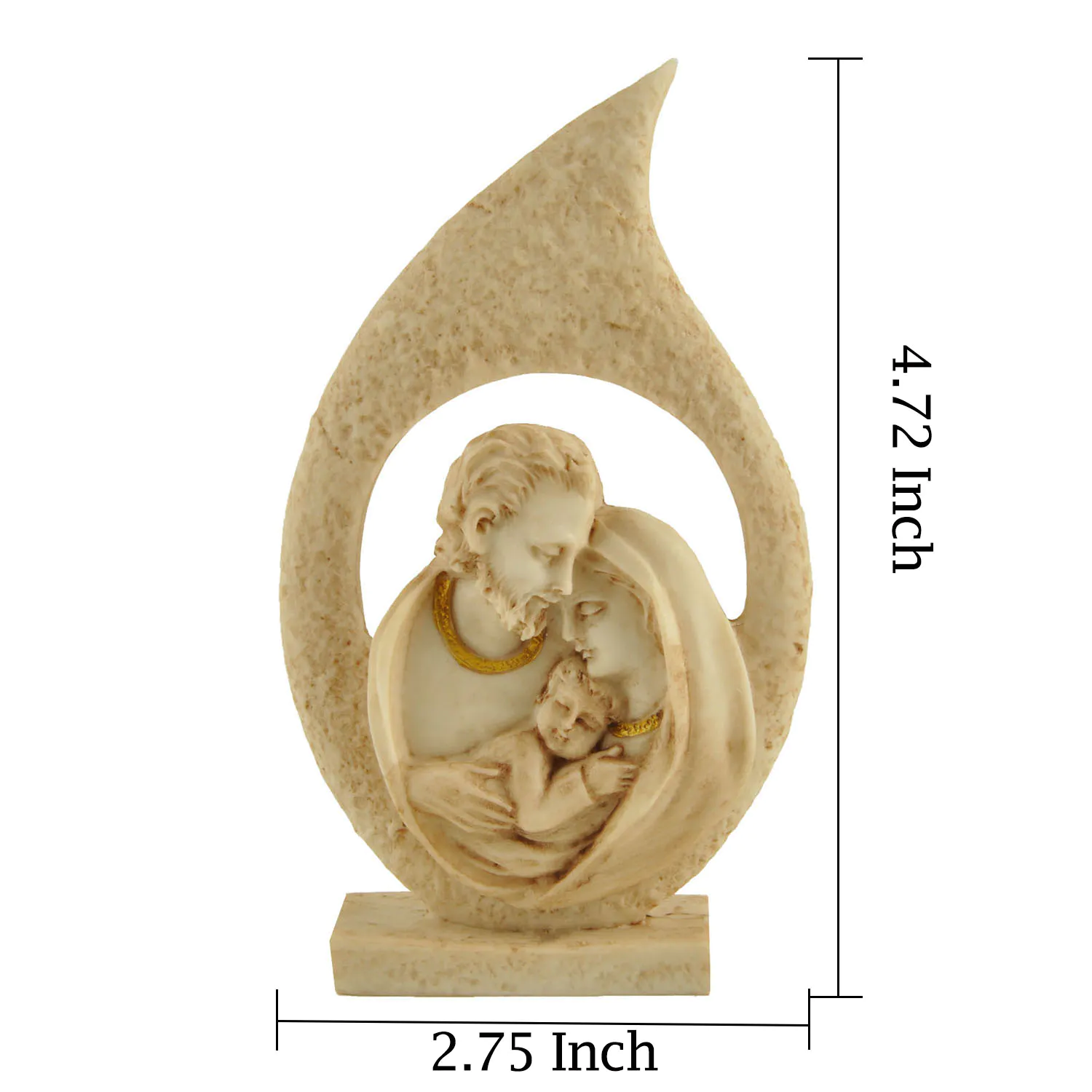 In Stock Polyresin Decorative Nativity Sets Holy Family Figurine For Home Decor