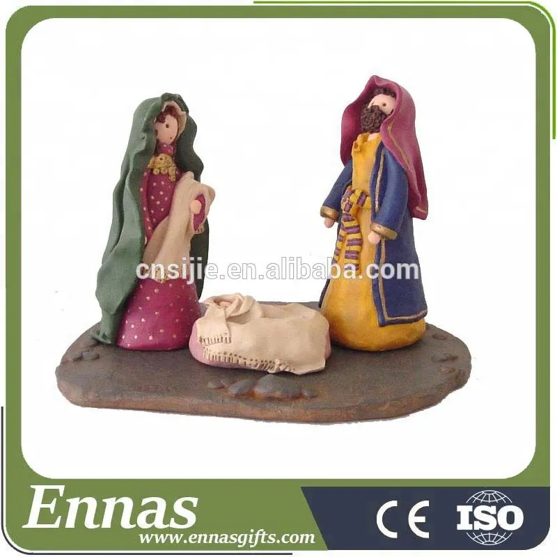 Custom-Made Resin Holy Family Catholic Religious Souvenirs Statues
