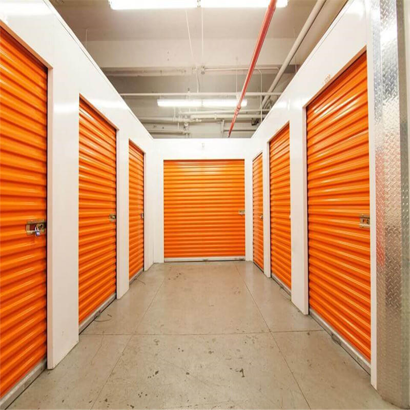 8*7 feet manual self storage door cold storage room door used roll up door ready to ship