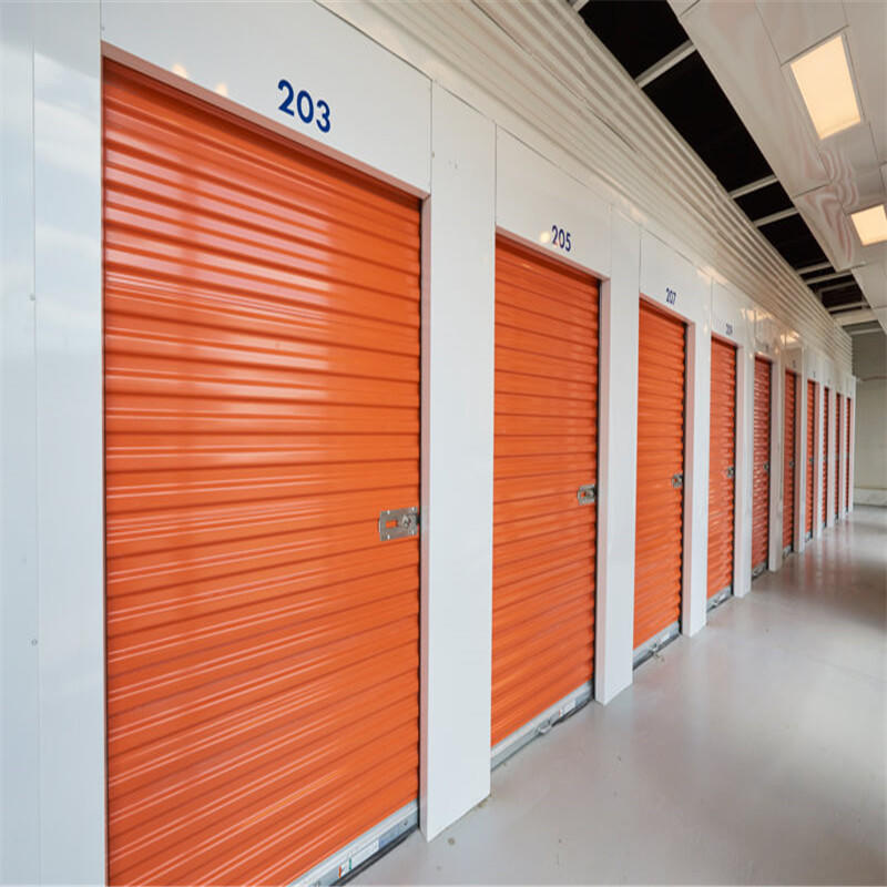 8*7 feet manual self storage door cold storage room door used roll up door ready to ship