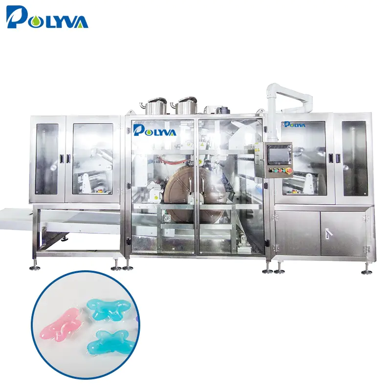 Polyva machine multi-function laundry liquid filling machine in capsules detergent cleaning pods making machine