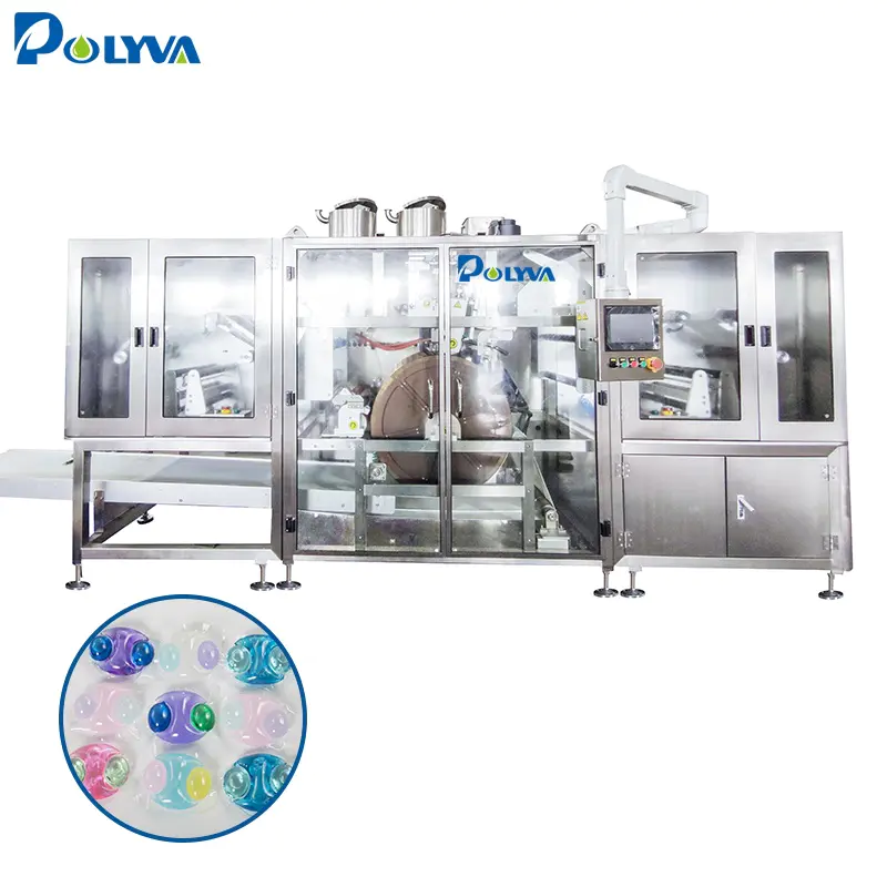 Polyva machine 30g big pods laundry detergent capsule packing machine good price laundry pods filling machine