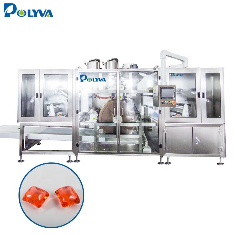 Polyva machine multi-function liquid laundry detergent capsule pods loading filling machine