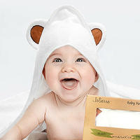 Factory Price Organic Bamboo Hooded Baby Towel with High Quality