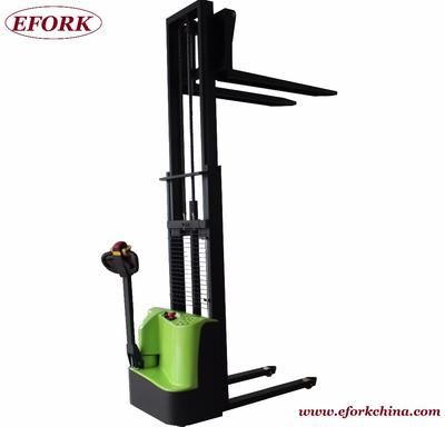 1.5 ton 1500kg electric pallet stacker with lifting up to 2500mm-3500mm