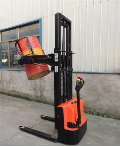 700 kg Full electric stacker oil barrel lifter oil drum stacker top quality