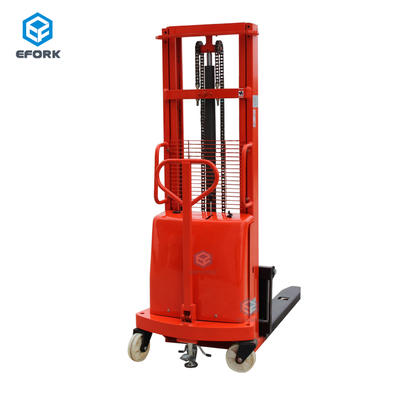 walkie type semi electric pallet stacker with foot brake operation