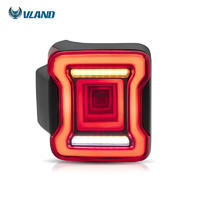 Vland Factory Car Accessories Tail Lamp For Wrangler 2018-UP Full LED Tail Light Turn Signal With Sequenial Indicator