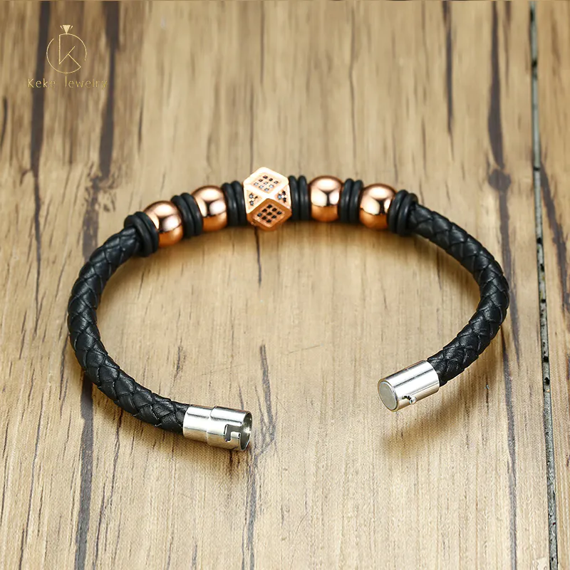Genuine Leather Men's Bangle Bracelet Bracelet Accessories Wholesale BL-480