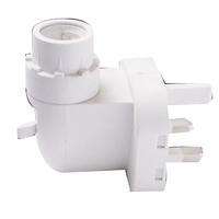 E14 BS UK 093A lamp socket plug in CE ROHS approved salt night light electrical with lamp holder and 220V or 240V