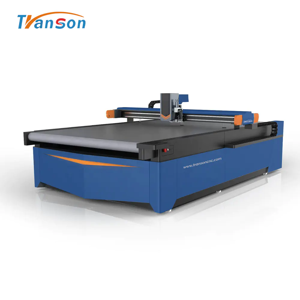 Transon 1625 High Speed CNC Round Knife Cutting Machine for Leather Fabric Cloth Sofa Carpets
