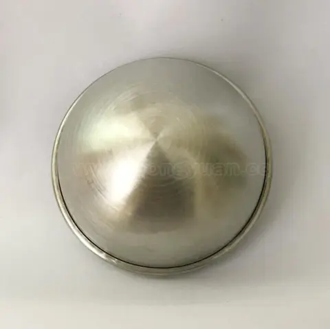 55mm Stainless Steel Half Molds with Brushed Surface for Lush Bath Bombs