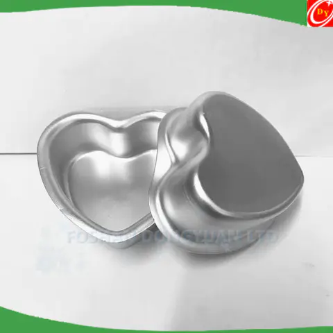 Love Type Small Cake Mold Solid Bottom Love Model Heart Aluminum Alloy Bath Bomb Mold