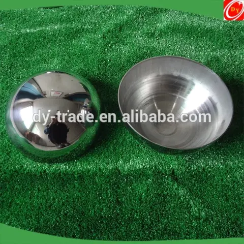 Mirror finish stainless steel bath bomb mold /ice mould /half ball