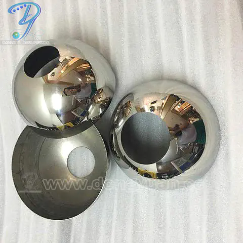 250mm Hollow Stainless Steel Half Sphere