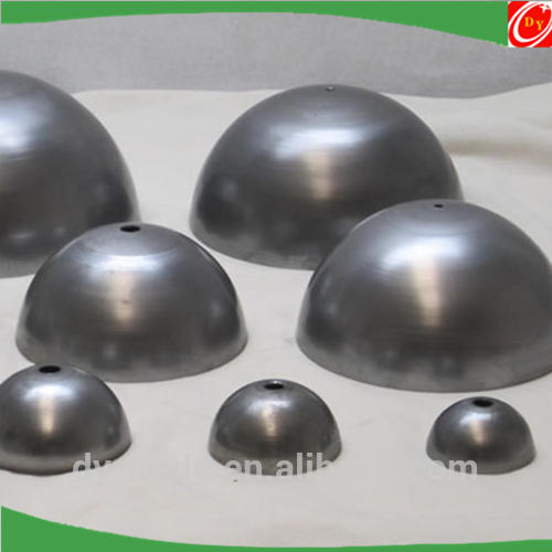 Half alloy aluminum steel iron metal sphere hemisphere