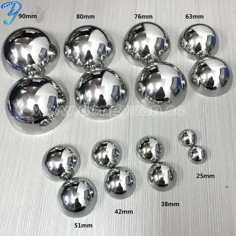 Stainless Steel Hemisphere Bath Bomb Molds