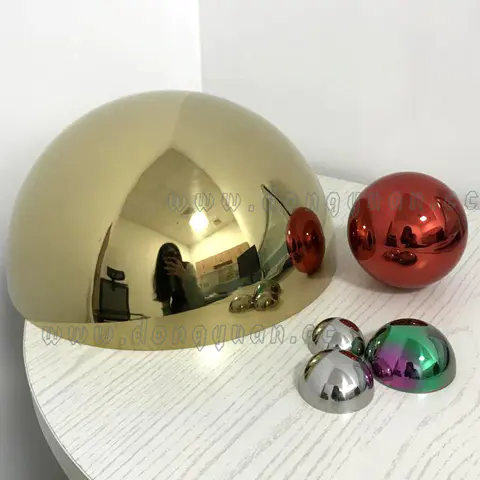 250mm Hollow Stainless Steel Half Sphere