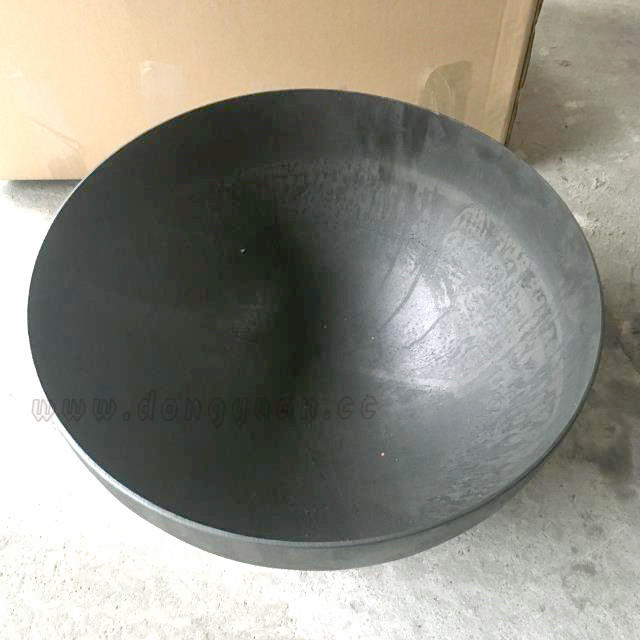 Black Steel Sphere , Plain Steel Ball , Carbon Steel Half Ball for Fire Pits