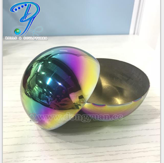 Hemispherical Metal Sphere, 2018 New Stainless Steel Half Ball, Flower Basket Hemisphere Ornament