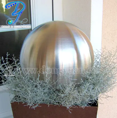 700mm 800mm 900mm Large Metal Sphere / Brushed Stainless Steel Ball