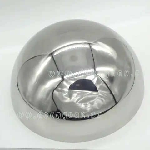 Hollow Stainless Steel Half Sphere 80mm Hemisphere