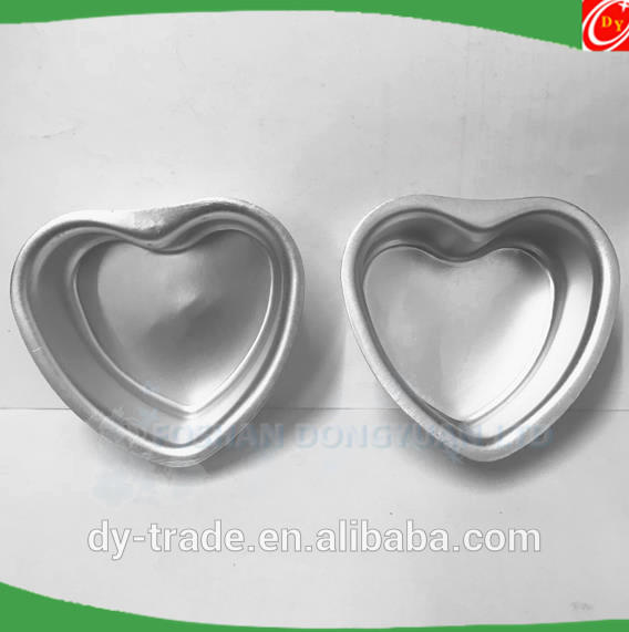 Aluminum Heart Shape bath bomb molds
