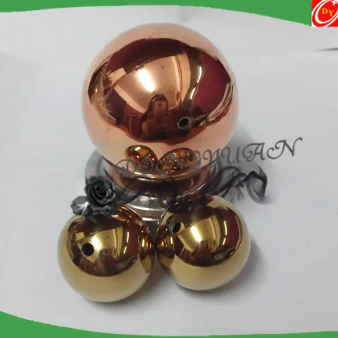 Hollow Copper Sphere, Polished Pure Copper Hollow Ball 80mm
