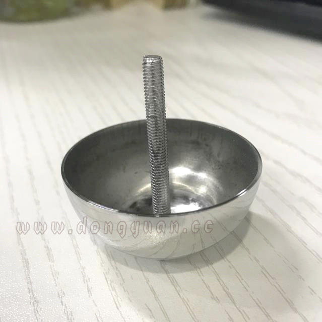Stainless Steel Half Ball with Thread Hole