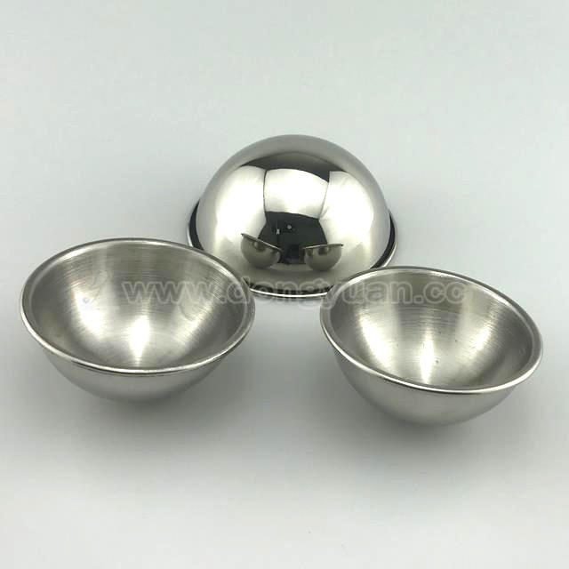 100mm Stainless SteelHalfBall Mold with Rollded Edgefor Bath Bomb Mould Making
