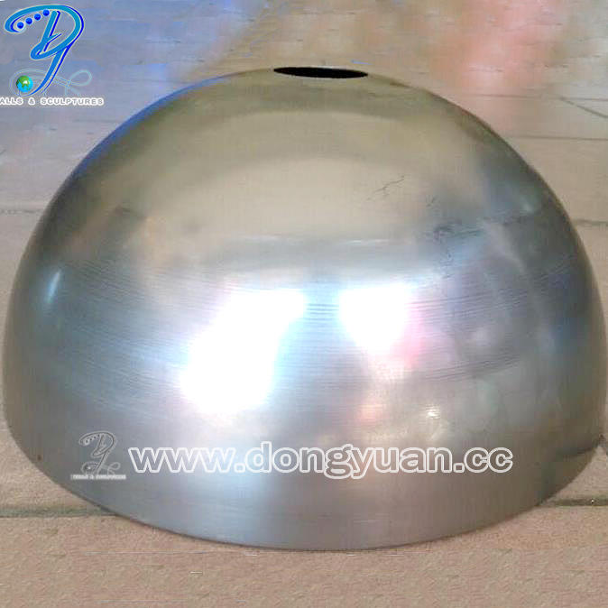 Hollow Stainless Steel Half Sphere 80mm Hemisphere