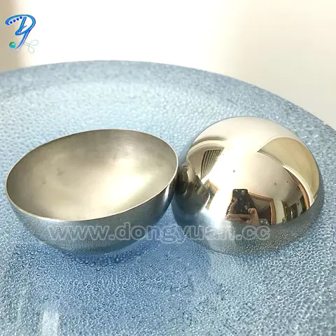 3 inch Stainless Steel Hollow Half Balls for BIG Round Bath Fizzies Molds