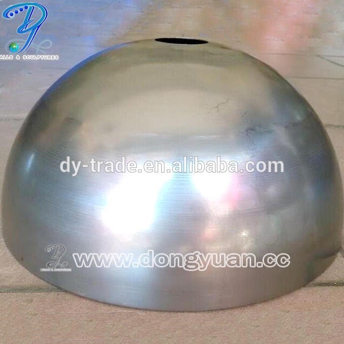 Glossy Inox Steel Half Sphere 200mm