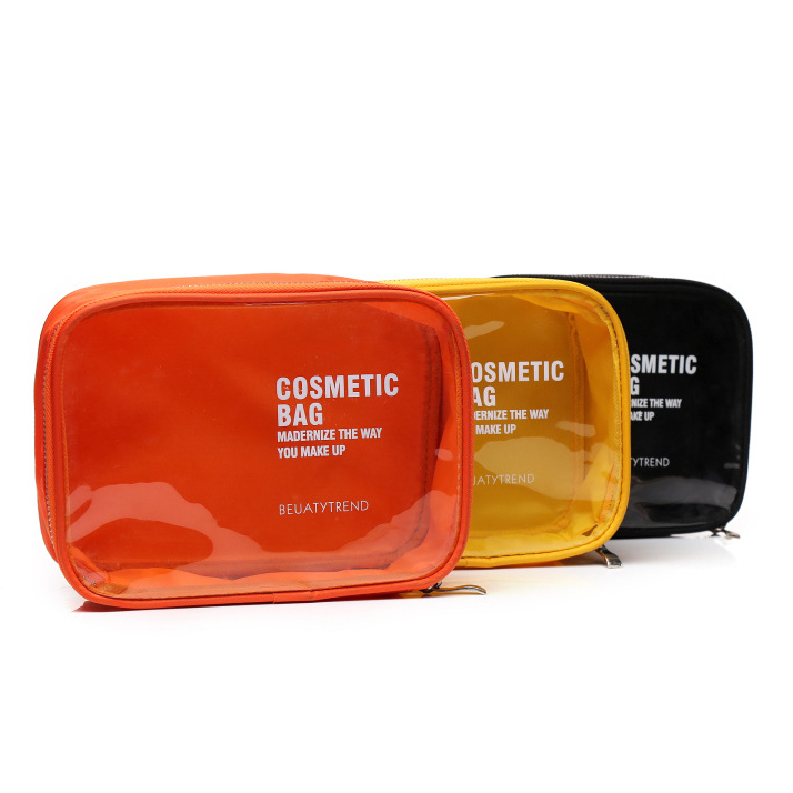 Wholesale women waterproof makeup cases PVC cosmetic bag
