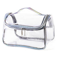 Customized Waterproof Make up Bag Transparent Pvc Cosmetic Bag