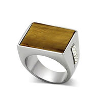 Wooden design plain stainless steel nepali handmade silver ring