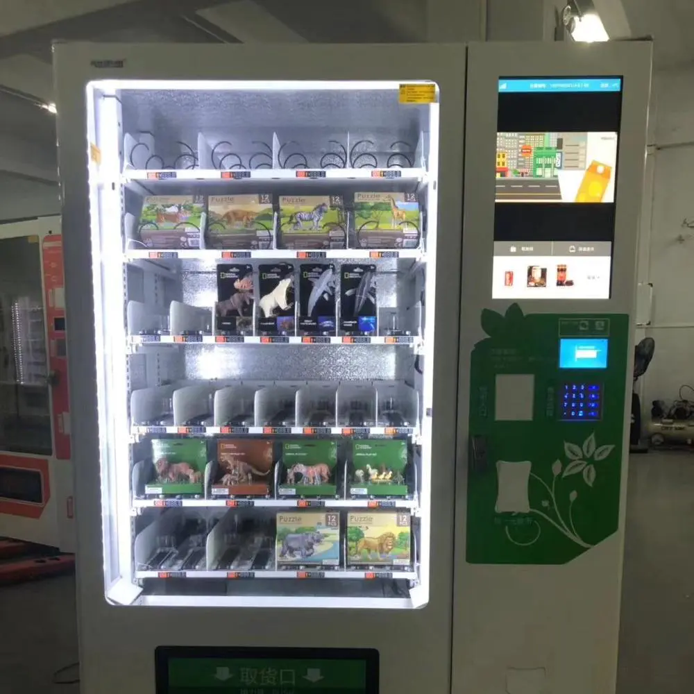 Glass jars honey vending machine with elevator system